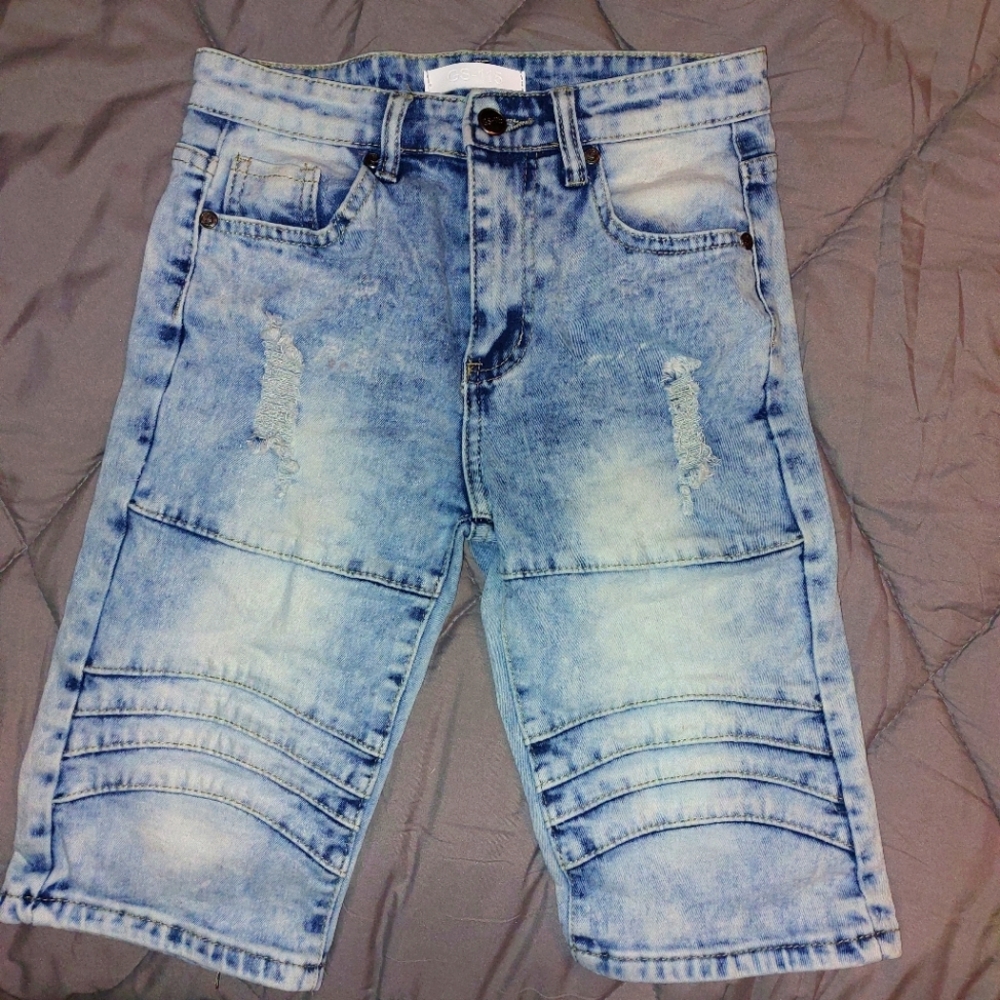 Boys denim shorts size 12